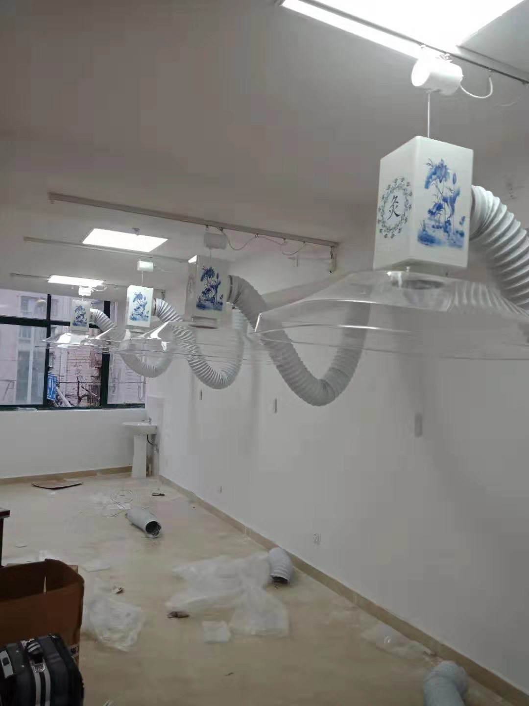 上海醫院（華仔）專業艾灸排煙系統安裝