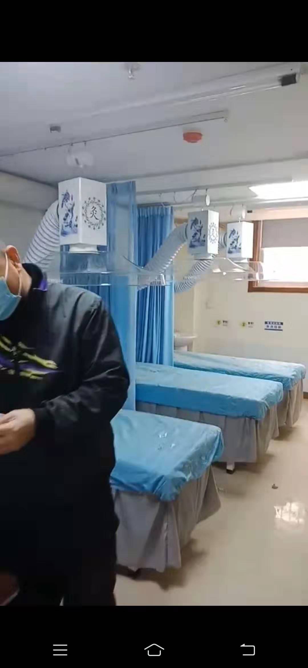上海中醫診所（華仔）專業艾灸排煙系統安裝